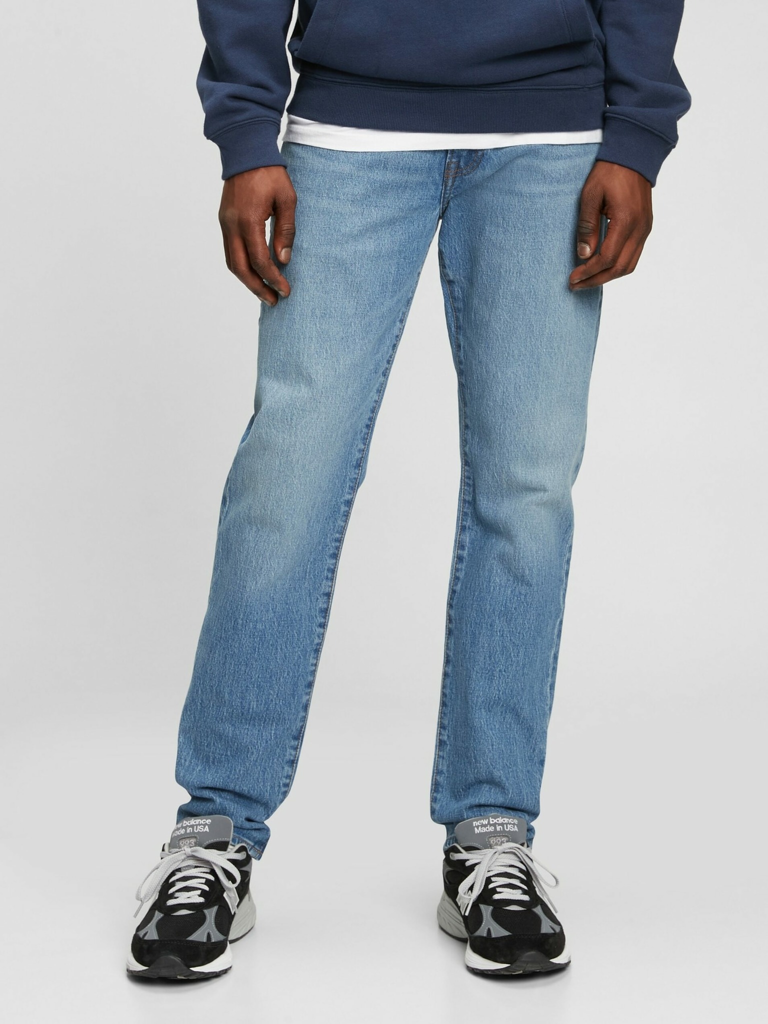 Straight Taper GapFlex Jeans with Washwell Rinsed
