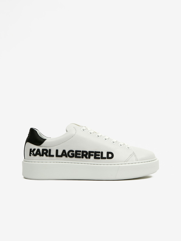 Karl Lagerfeld Maxi Up Injekt Logo Tenisówki Biały
