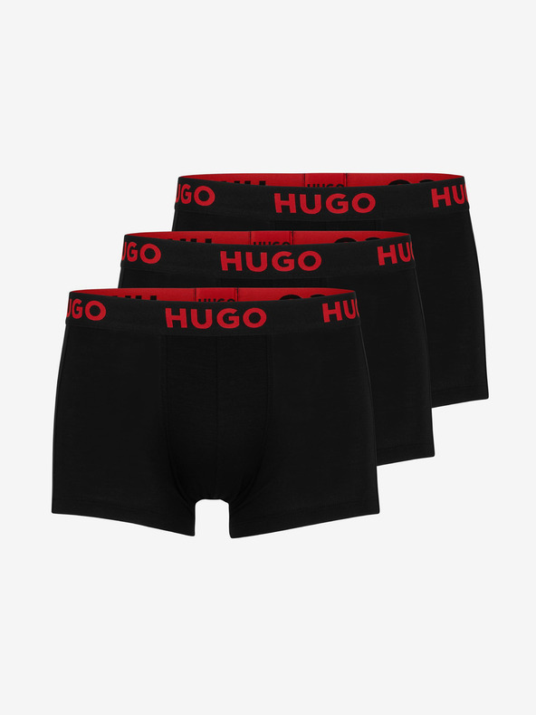 HUGO 3-pack Bokserice crna