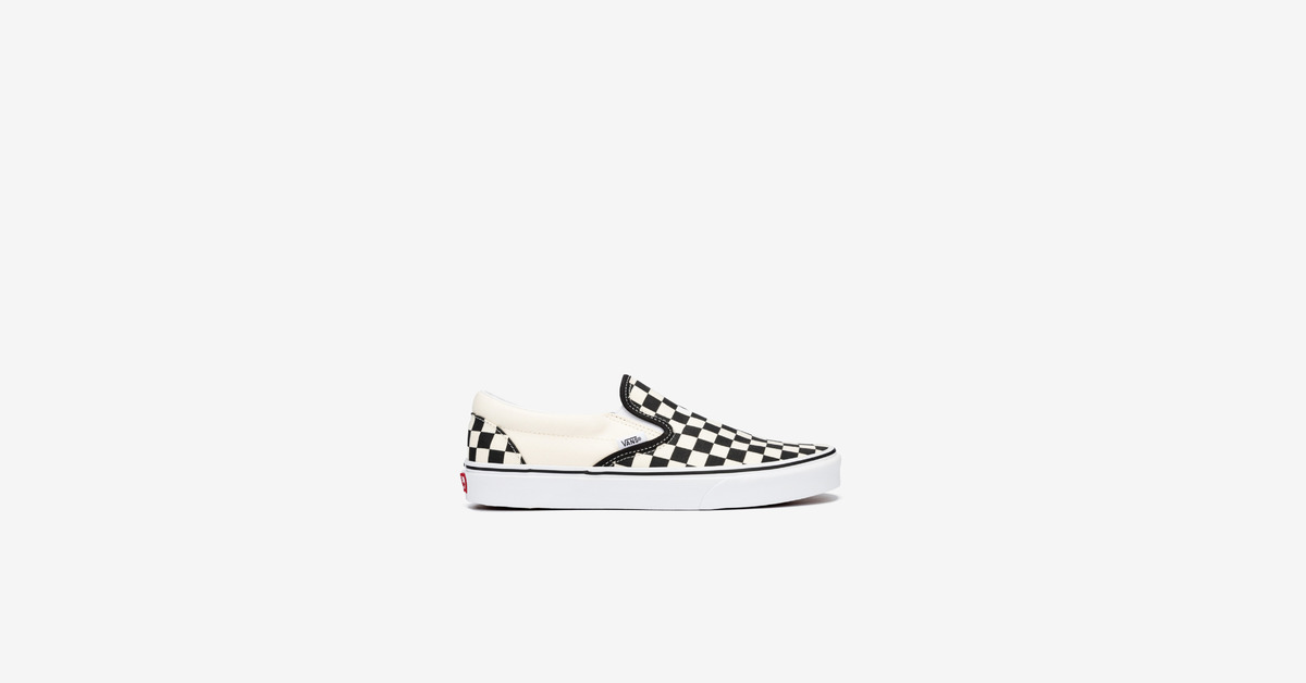 Tan checkerboard slip hot sale on vans