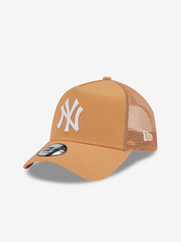 New Era New York Yankees League Essential Trucker Czapka z daszkiem Pomarańczowy
