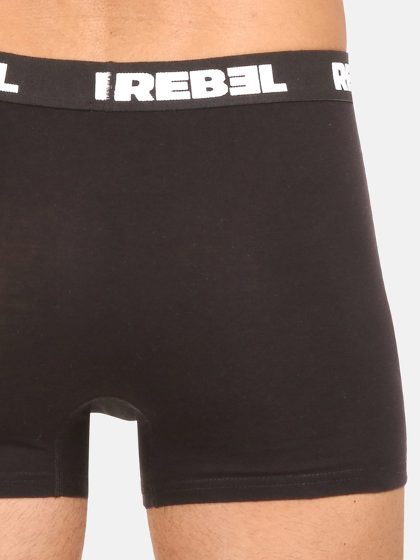 Nedeto Rebel Boxer Shorts 10 Pcs Negro