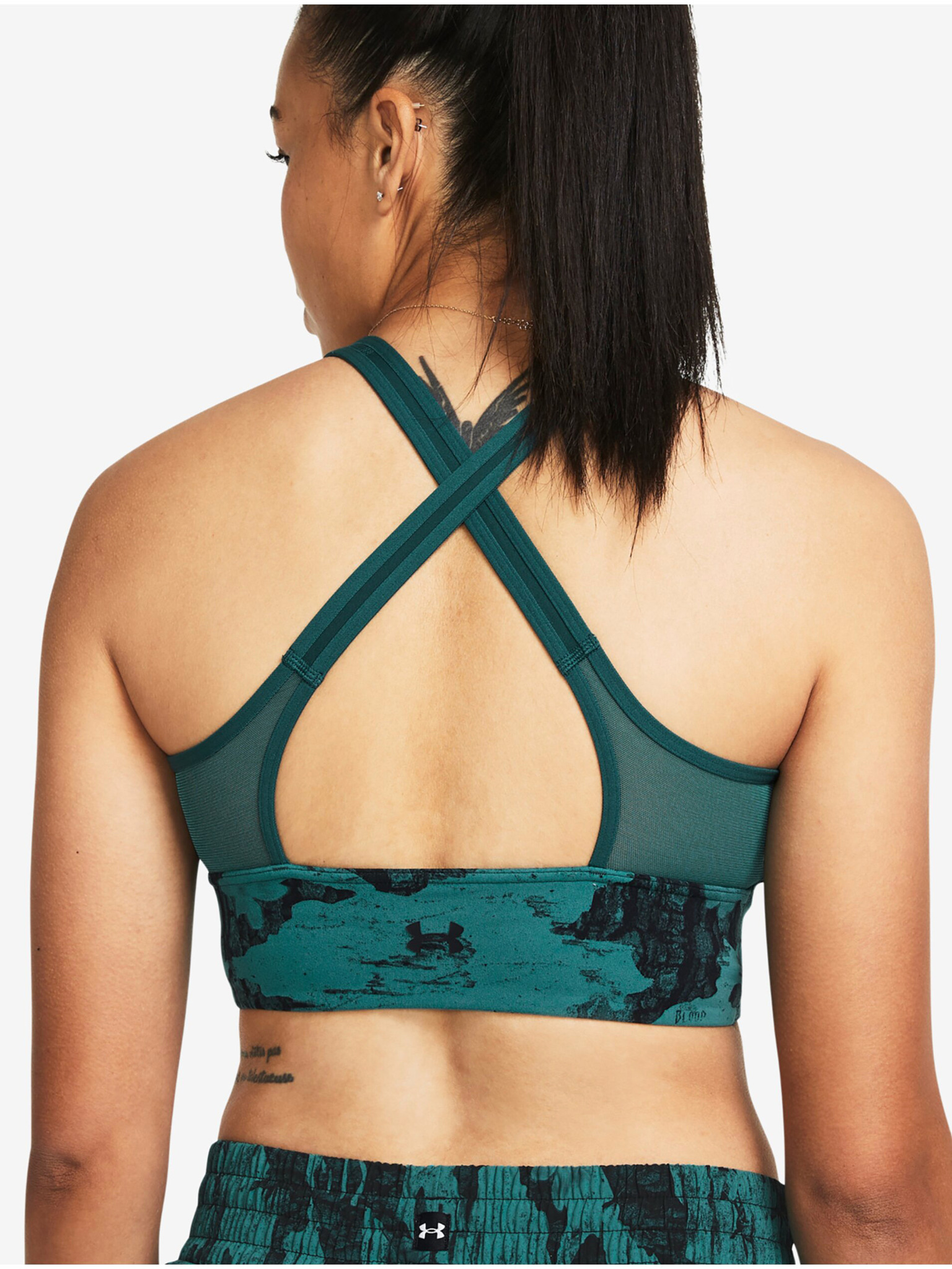 Womens sports bra Under Armour INFINITY MID COVERED W yellow