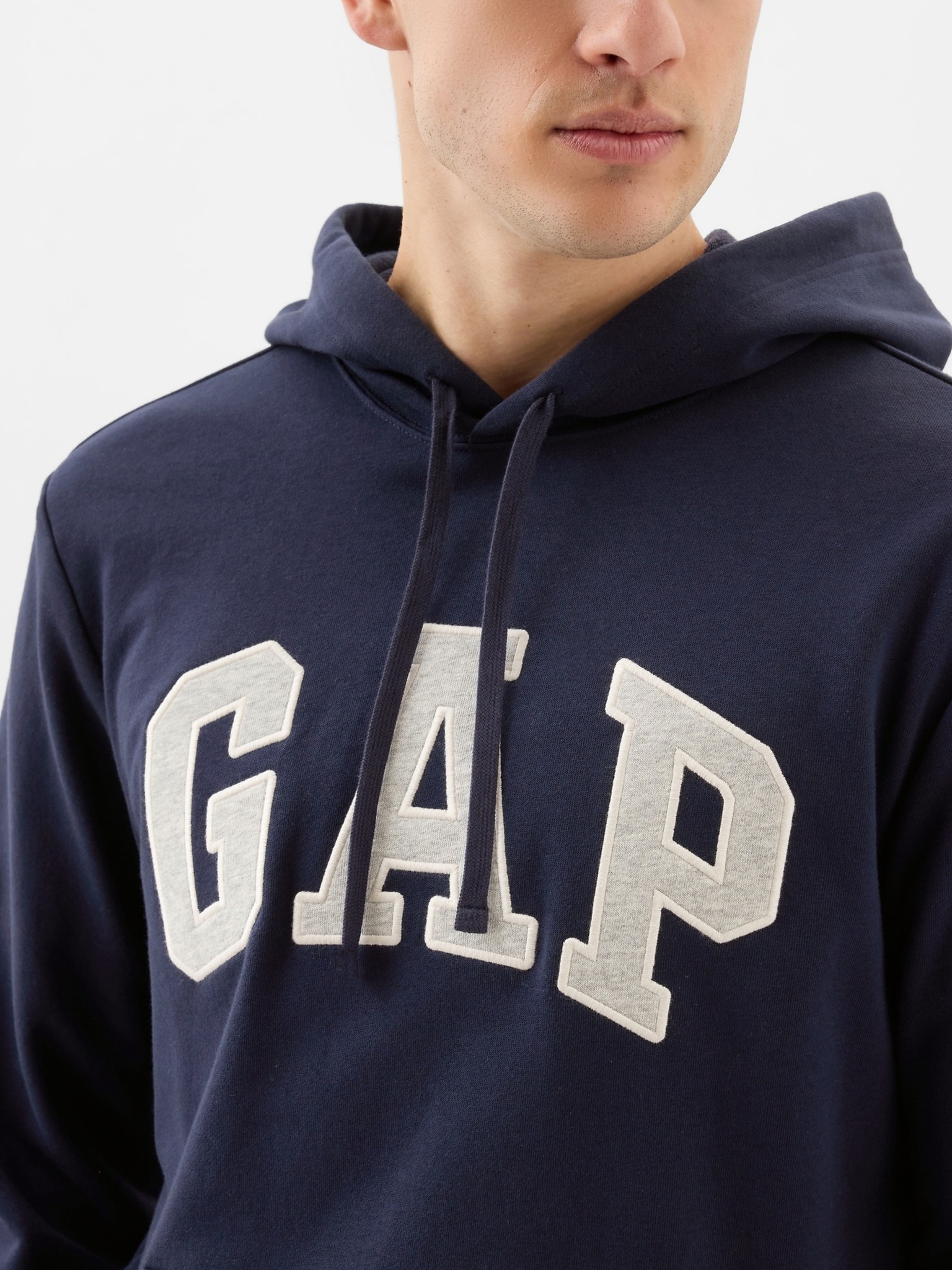 GAP Men's Logo Fleece Hoodie Hooded Sweatshirt