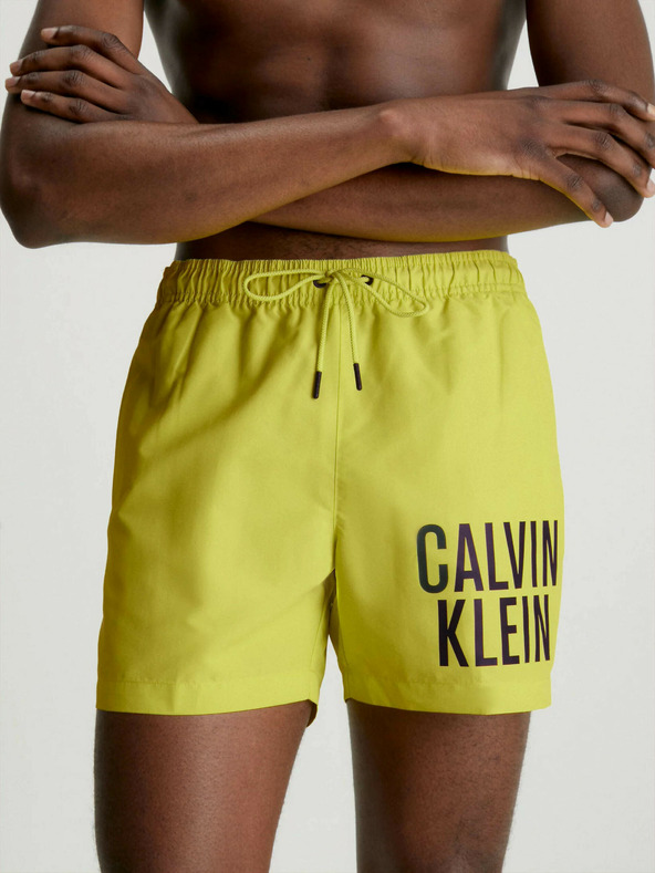 Levně Calvin Klein Underwear	 Intense Power-Medium Drawstring Plavky Žlutá
