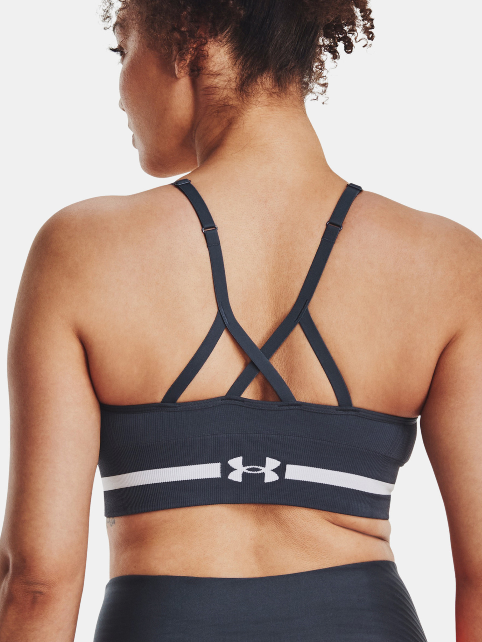 Under Armour Seamless Plunge Bra Afterglow 1248336-864 - Free