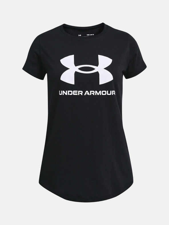 Levně Under Armour UA G Sportstyle Logo SS Triko dětské Černá