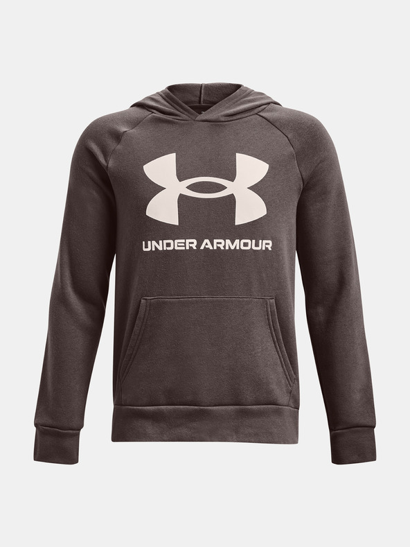 Under Armour UA Rival Fleece Bluza dziecięca Brązowy