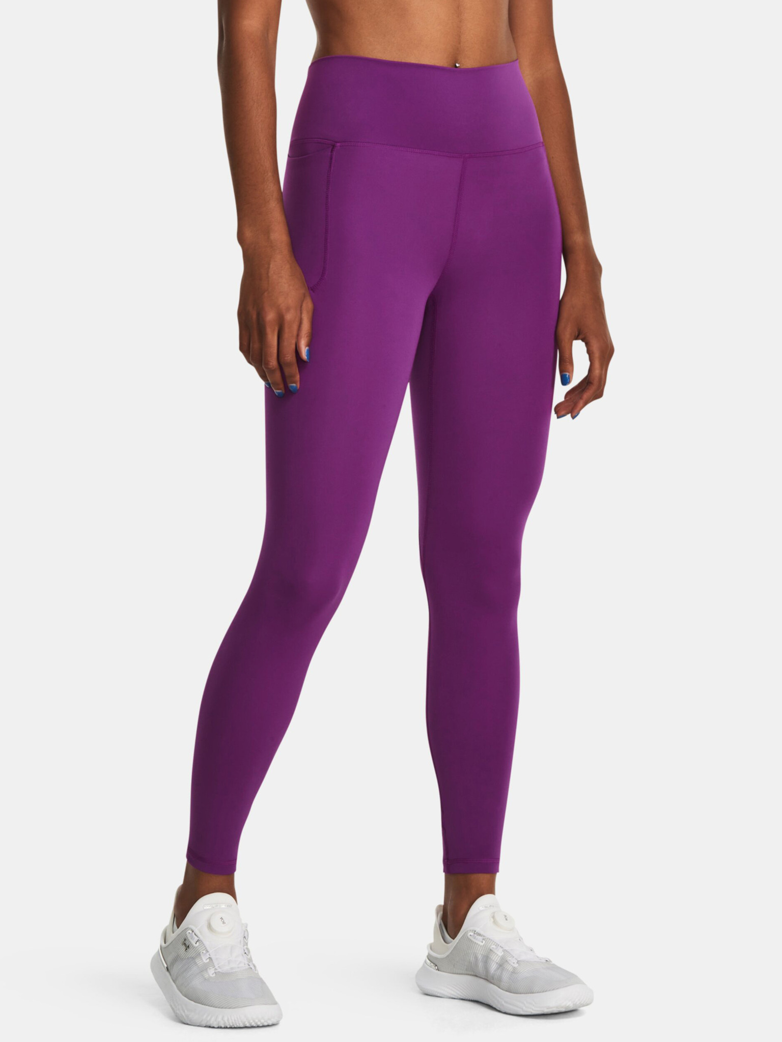 Under Armour Womens Meridian Ankle Tights Purple XS