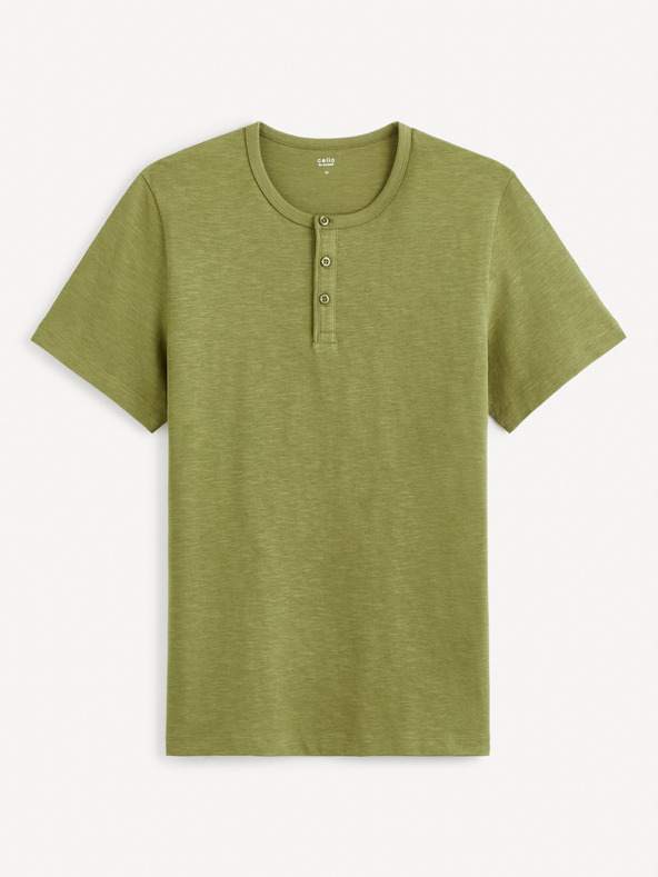 Дрехи > Тениски и потници > Тениски с къси ръкави Celio Genperle T-shirt Zelen