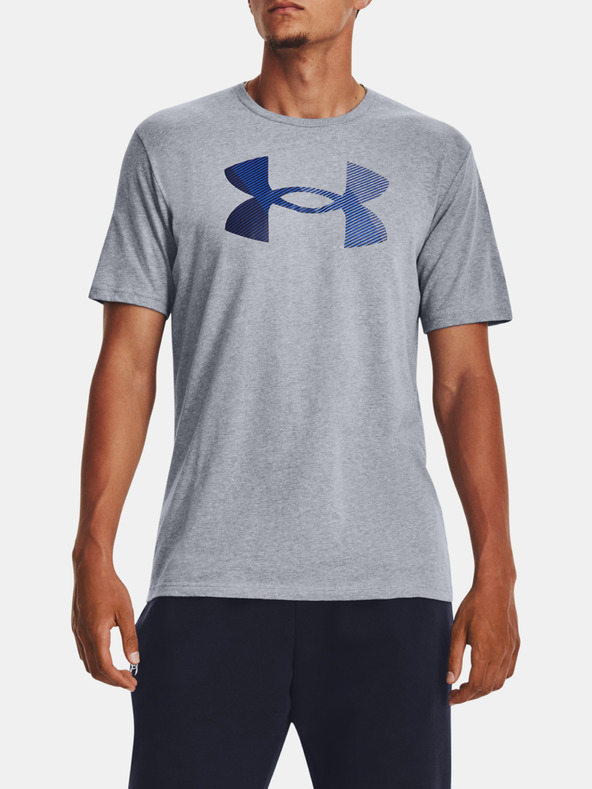 Дрехи > Тениски и потници > Тениски с къси ръкави Under Armour UA Big Logo Fill SS T-shirt Siv