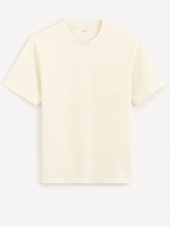 Дрехи > Тениски и потници > Тениски с къси ръкави Celio Gedecide T-shirt Byal