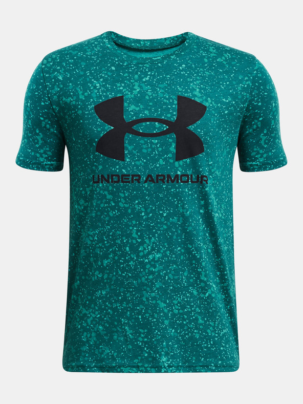 Дрехи > Тениски и потници за момчета > Тениски с къси ръкави Under Armour UA Sportstyle Logo Aop SS Тениска детски Sin