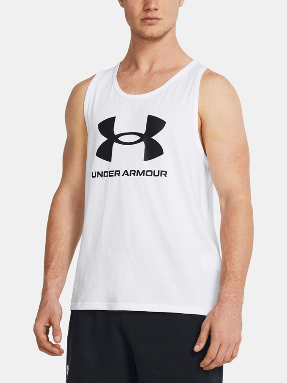 Under Armour UA Sportstyle Logo Podkoszulek Biały