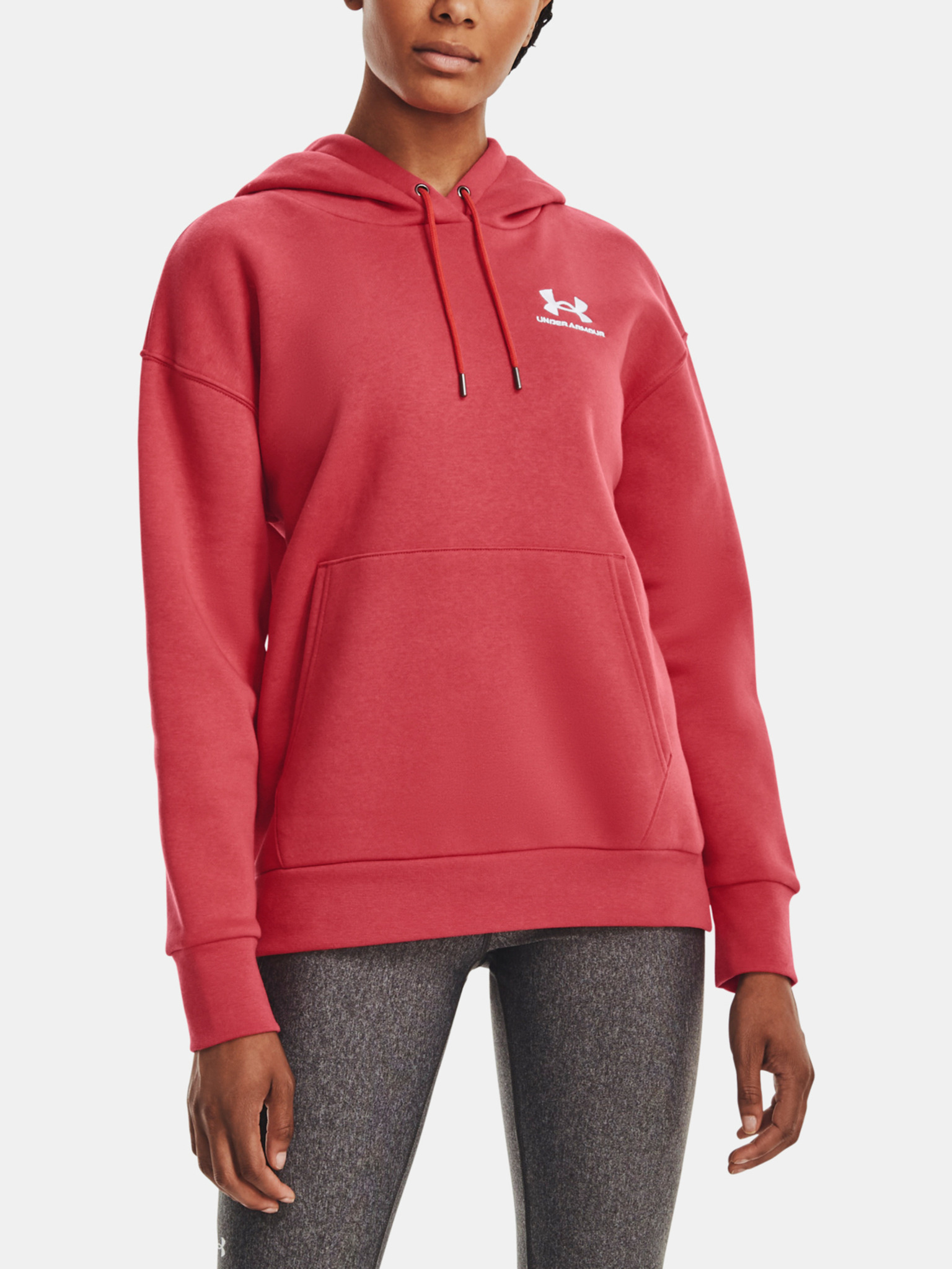 Under Armour Essential Hoodie Womens Red, £30.00