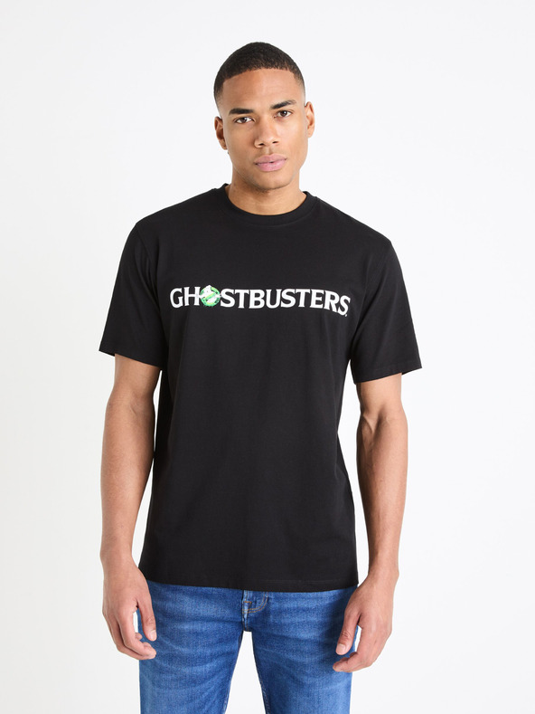 Celio Ghostbusters Koszulka Czarny