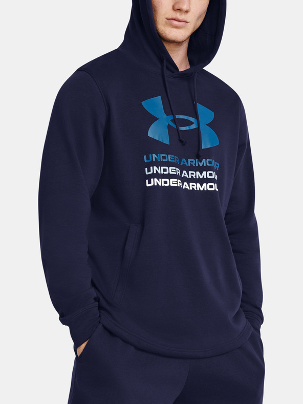 Дрехи > Мъжки Суитшърт > Суичъри с качулка Under Armour UA Rival Terry Graphic Hood Sweatshirt Sin