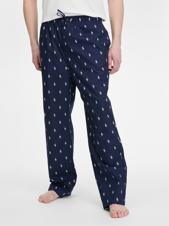 Polo Ralph Lauren Spodnie do spania Niebieski