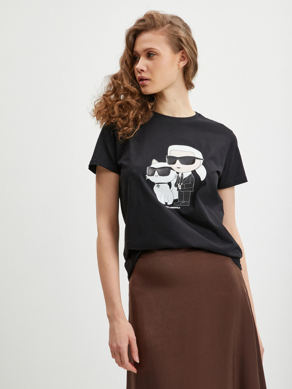 Karl Lagerfeld Ikonik T-shirt Cheren