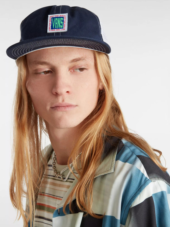 Vans Higher Place Unstructured Trucker Cap Azul