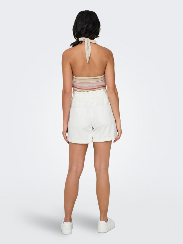 Jacqueline De Yong Zizzy Shorts Blanco