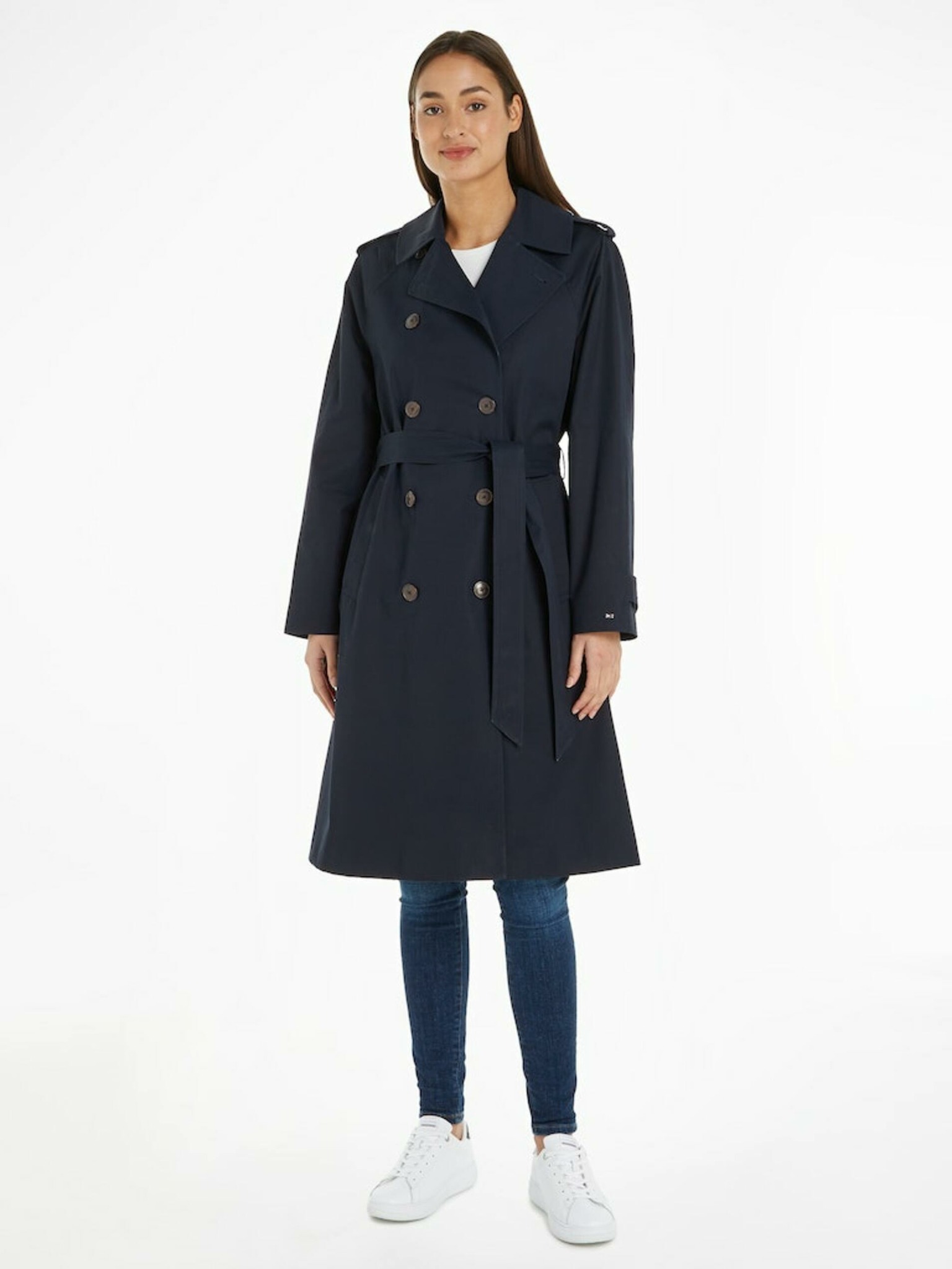 Cotton Classic Trench Kabát Tommy Hilfiger