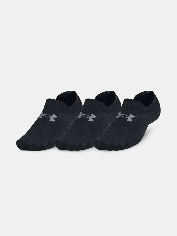 Levně Under Armour UA Essential UltraLowTab Ponožky 3 páry Černá