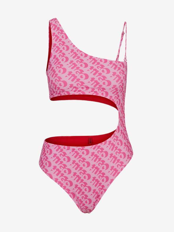 HUGO Bonnie Jednodijelni kupaći kostim ružičasta