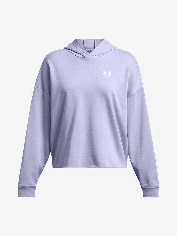 Under Armour UA Rival Terry OS Hoodie Sweatshirt Violeta