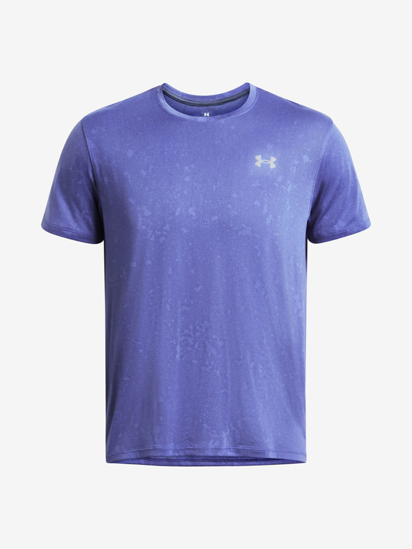 Under Armour UA Launch Splatter SS T-shirt Violeta