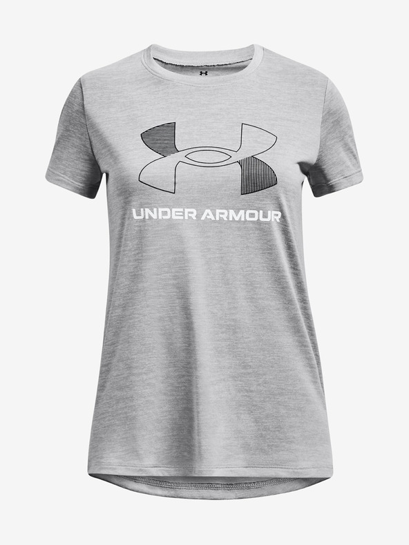 Under Armour UA Tech BL Twist SS Kids T-shirt Gris