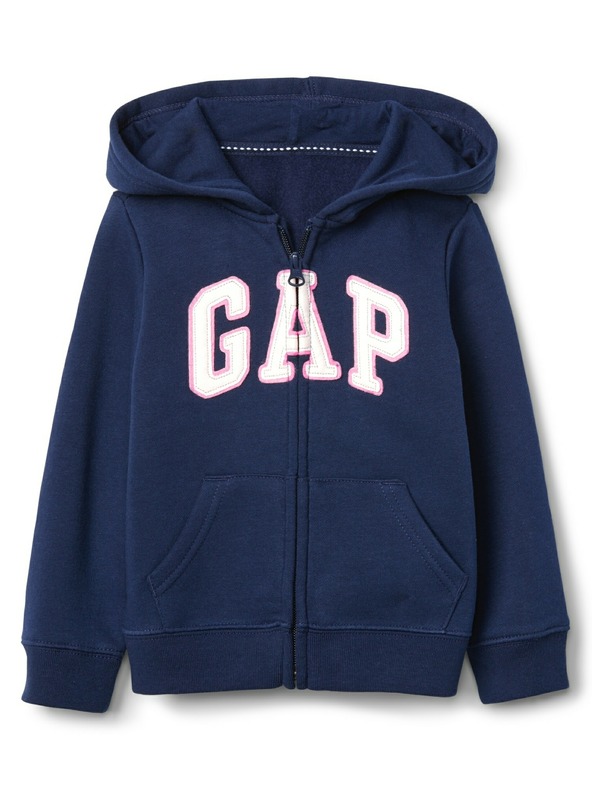 GAP Logo Bluza dziecięca Niebieski