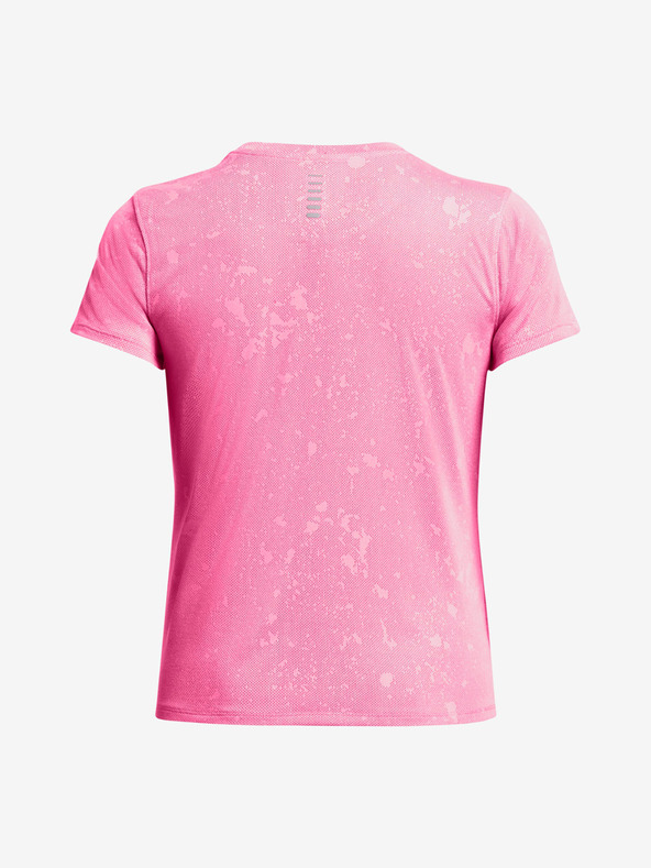 Under Armour UA Launch Splatter SS T-shirt Rosa