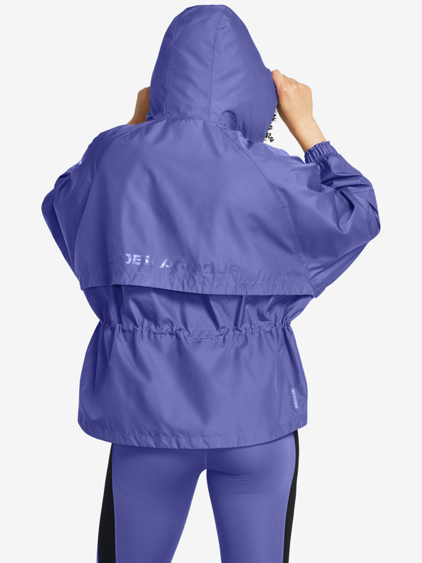 Under Armour UA Rush Woven FZ OS Jacket Violeta