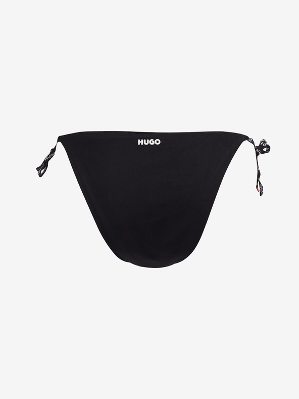 HUGO Pure Side Bikini Bottom Negro