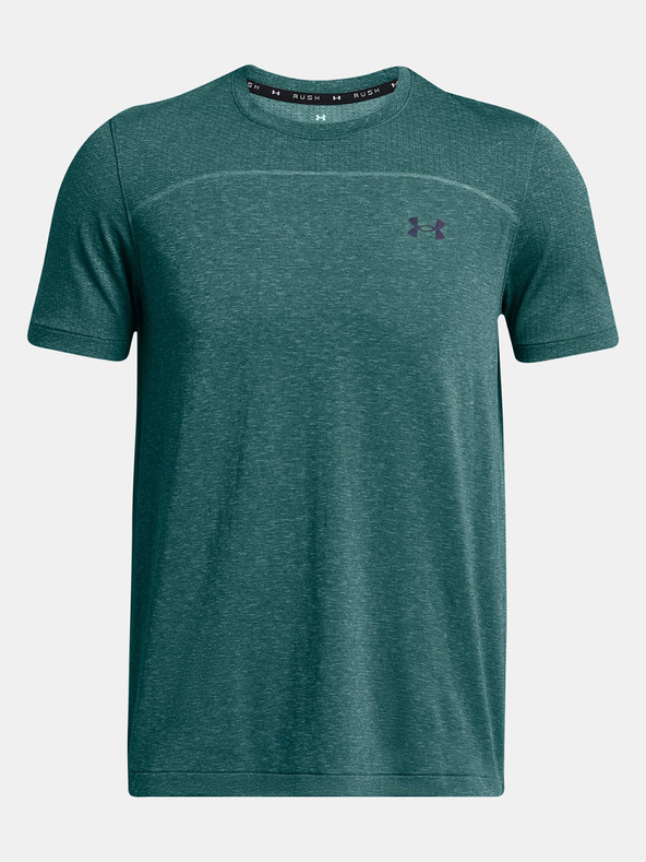 Under Armour UA Rush Seamless Wordmark SS T-shirt Azul