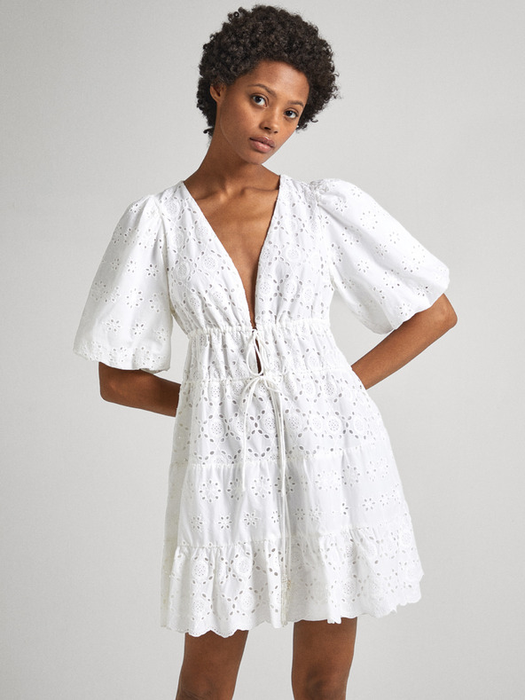 Pepe Jeans Vestido Delia Blanco