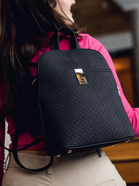 Vuch Filipa Diamond Black Backpack Negro