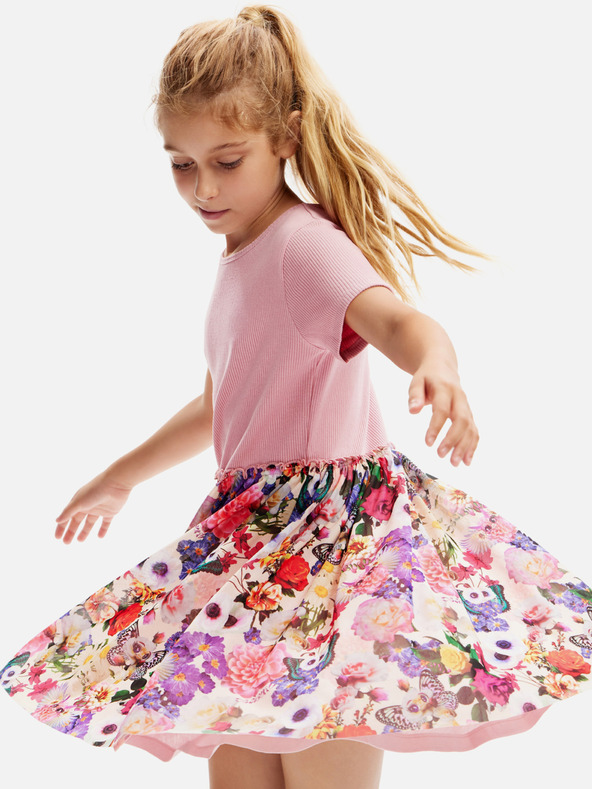 Desigual Aixa Kids Dress Rosa