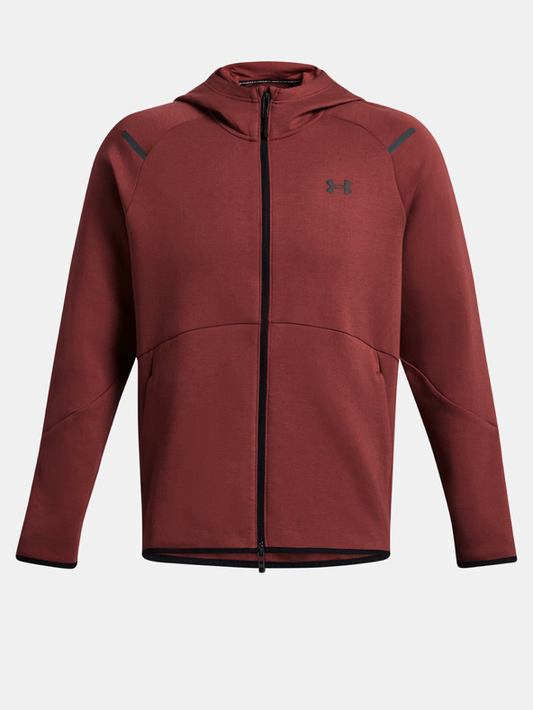 Under Armour UA Unstoppable Flc FZ Sweatshirt Rojo