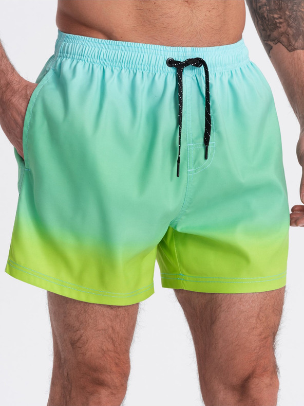 Ombre Clothing Shorts De Playa Azul