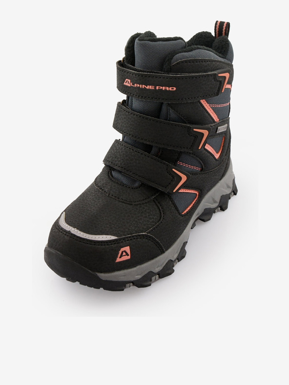 ALPINE PRO Rogio Kids Ankle Boots Negro