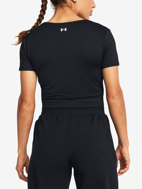 Under Armour Motion Crossover Crop SS T-shirt Negro