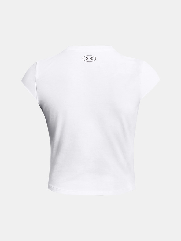 Under Armour Project Rock Underground Cap Sleeve T-shirt Blanco