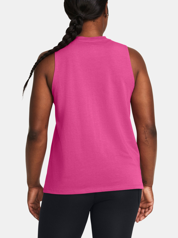 Under Armour Campus Muscle Top Rosa