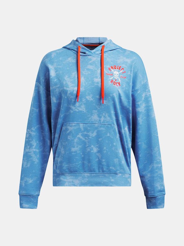 Under Armour Project Rock Terry Underground Hoodie Sweatshirt Azul