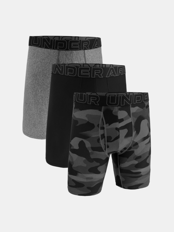 Under Armour M UA Perf Tech Nov 9in Boxers 3 Piece Negro