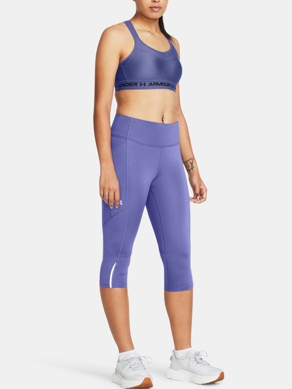 Under Armour UA Fly Fast Capris Leggings Violeta