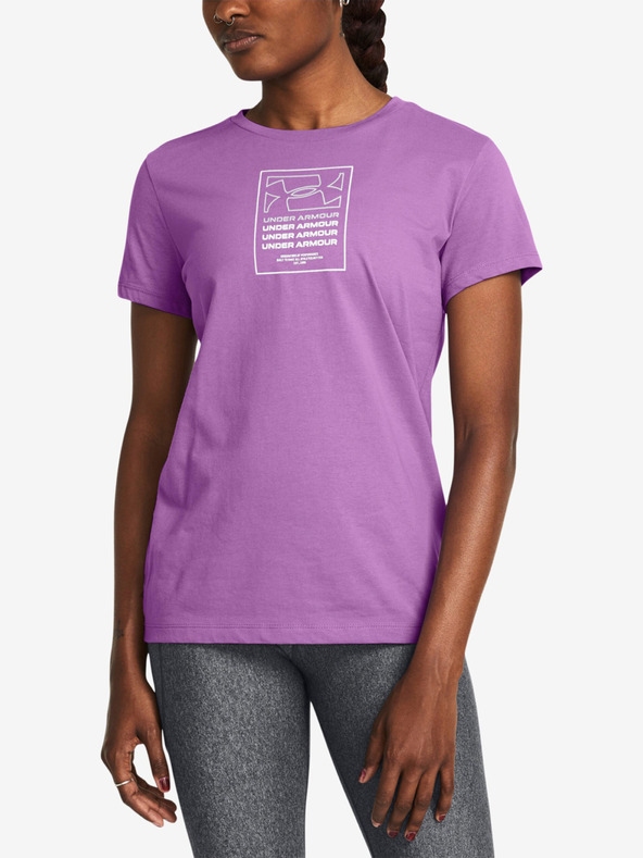 Under Armour UA Box Wdmk Originators SS T-shirt Violeta