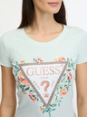 Guess Triangle Flowers Triko